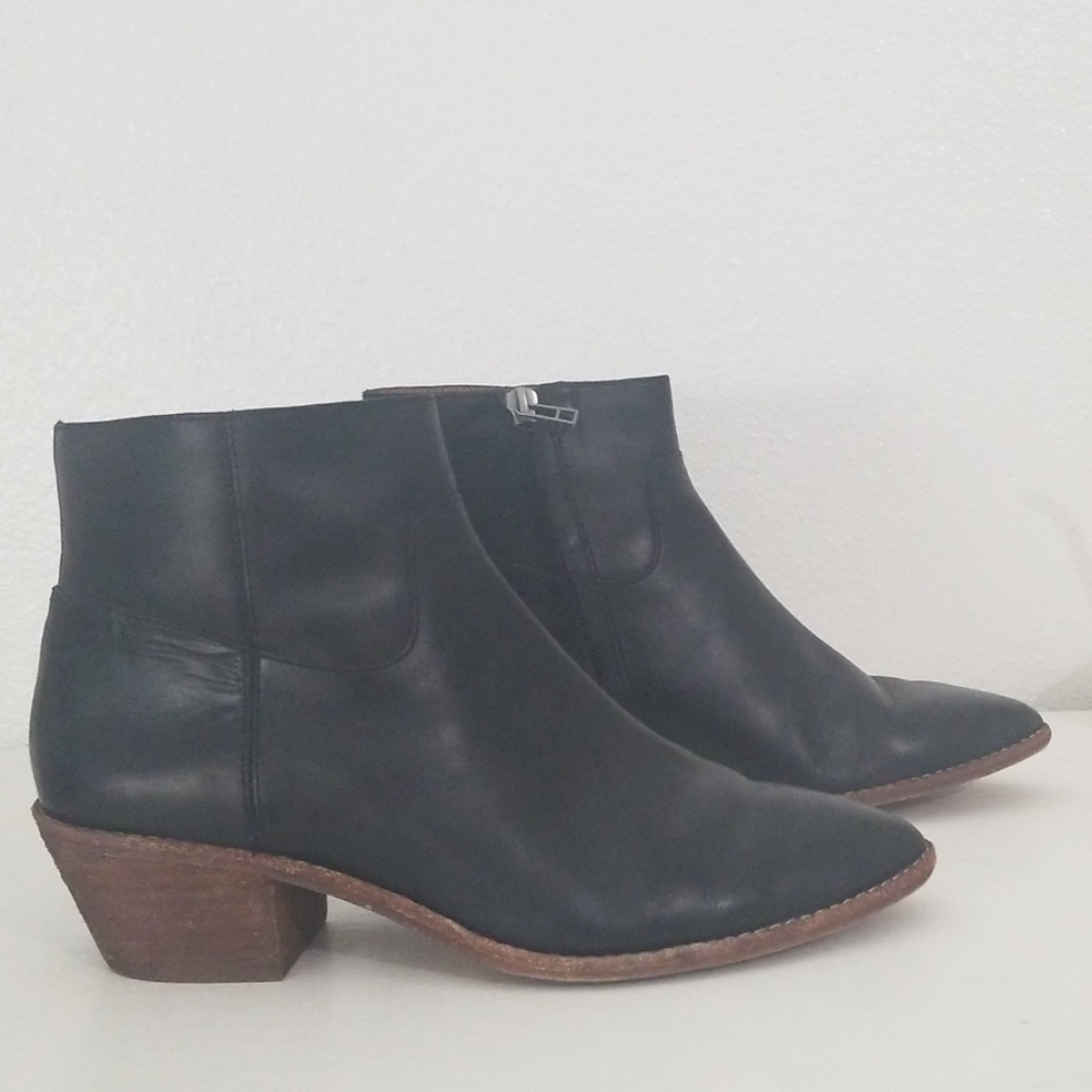MADEWELL Leather booties- Size 7